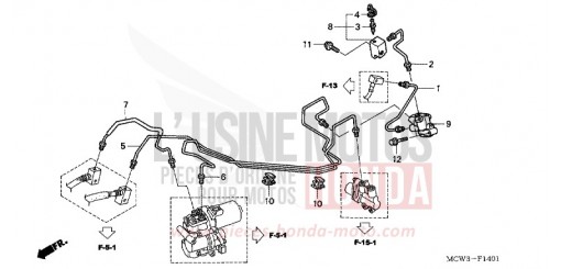COMMANDE DE DOSAGE SOUPAPE (VFR800A) VFR800A3 de 2003